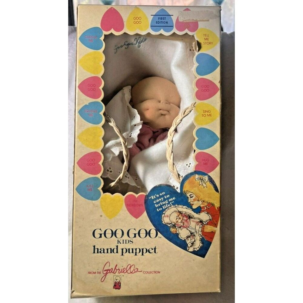 Goo Goo Kids Hand Puppet From Gabriella Collection With Box Vintage